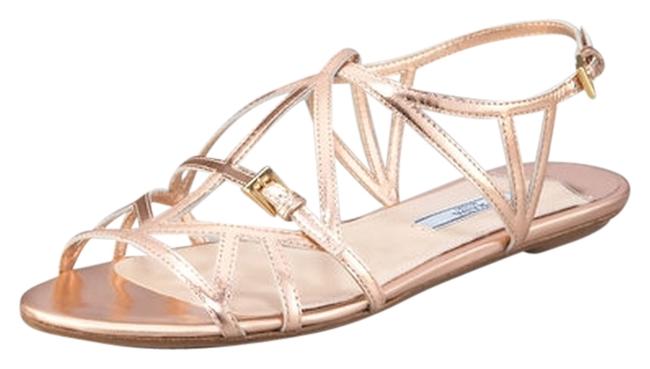 Prada Capretto Metal Calzature Donna Sandals
