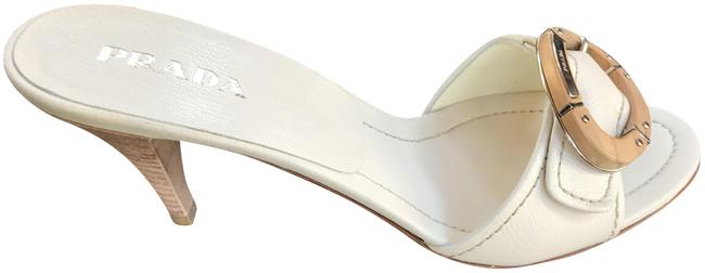 Prada Creme Calzature Donna Sandals