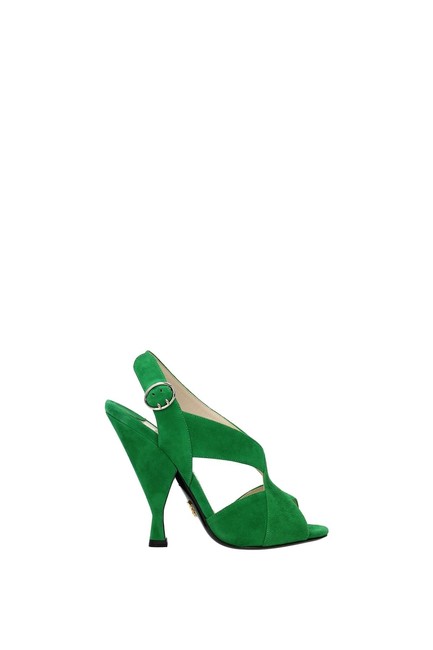 Prada Green Women Sandals