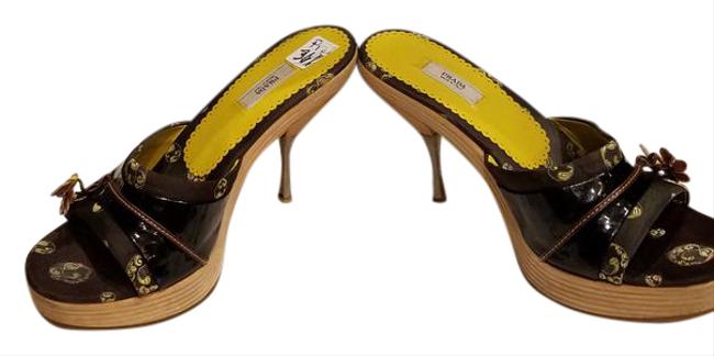 Prada Mulit Milano Stiletto Sandals