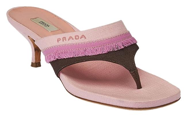 Prada Pink 365 38969 Sandals