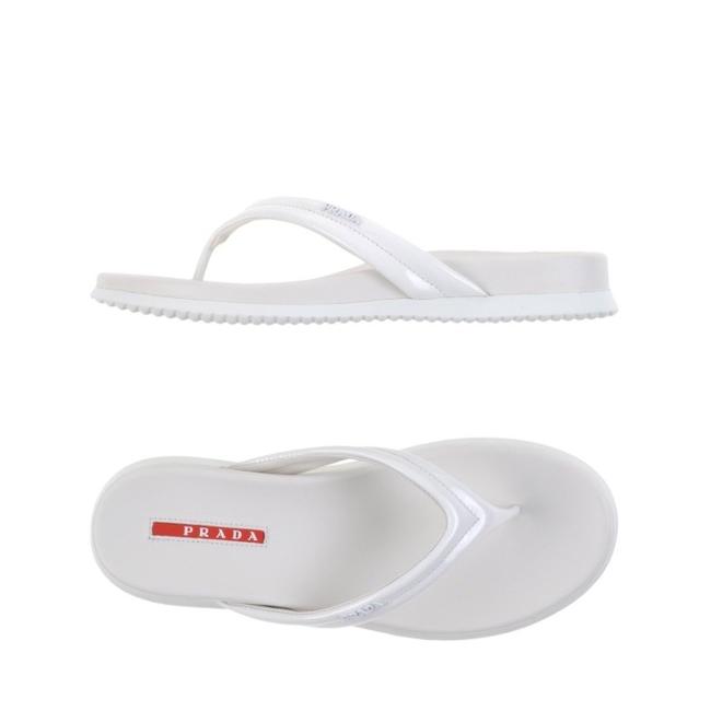 Prada White New Sandals