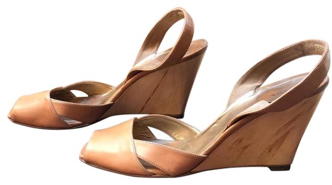 Prada 1x8636 Viti Naturale Wedges