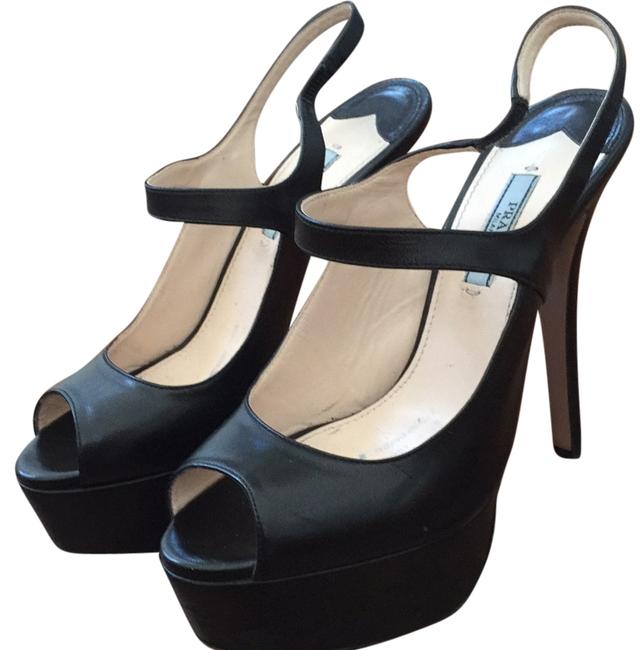 Prada Blac Platforms