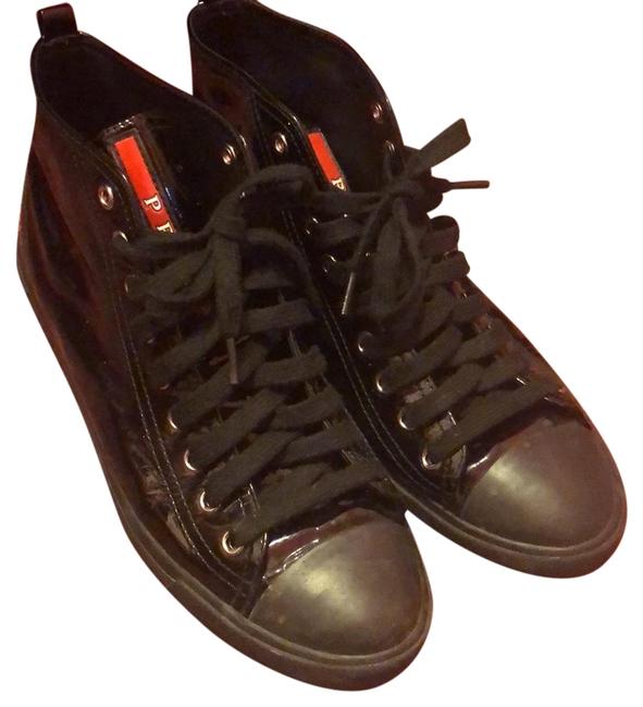 Prada Black 3t 5731 Sneakers Narrow