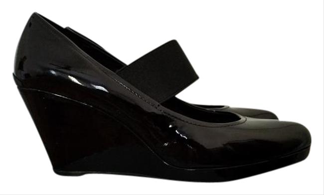 Prada Black Calzature Donna Vernice 1 Wedges