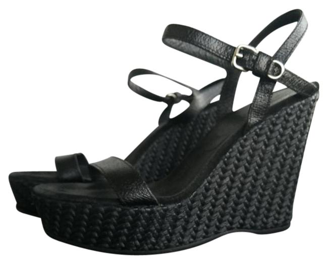 Prada Black Calzature Donna Wedges