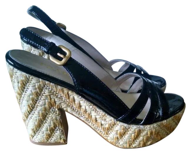 Prada Black Crock Platforms