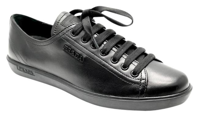 Prada Black Donna Nappa Sport Sneakers