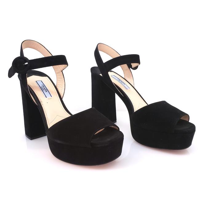 Prada Black Donna Platforms