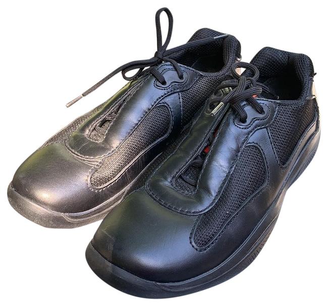 Prada Black Gym crosta Sneakers