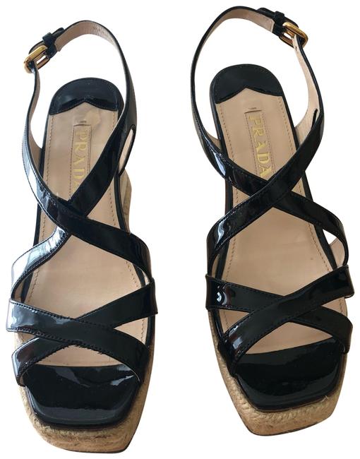 Prada BlackIvory 101519 Wedges