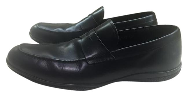 Prada Black Mens Loafer Formal Shoes