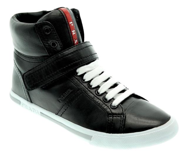 Prada Black Nappa Sneakers