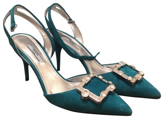 Prada Blue Formal Shoes