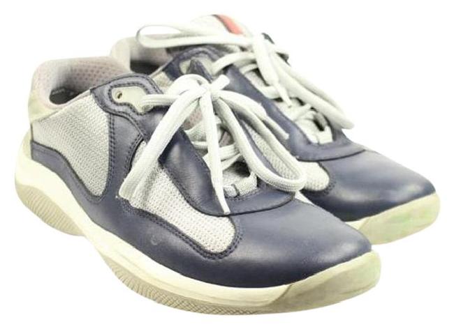 Prada Blue Grey Low Top 6 Sneakers