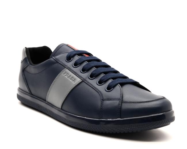 Prada Blue Men Fashion Sneakers
