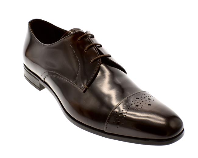 Prada Bruciato Mens Lace up Oxfords Formal Shoes