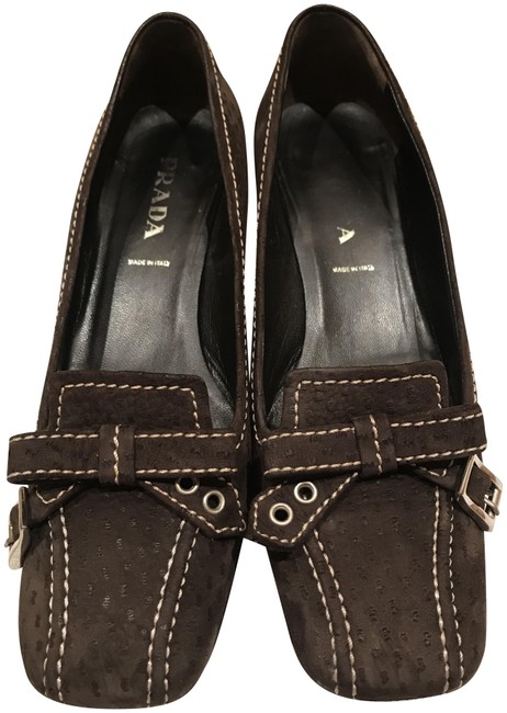 Prada Dark Brown Formal Shoes