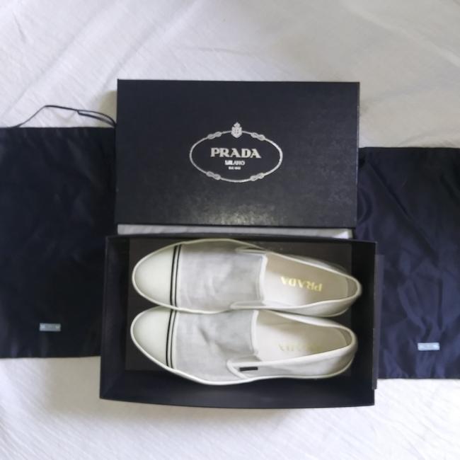 Prada Denim Light Grey Sports Sneakers