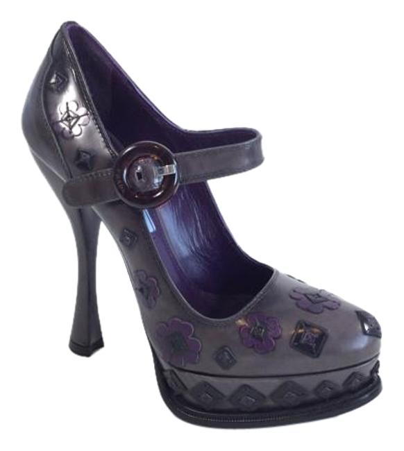 Prada Fumo Gray Calzature Donna Platforms
