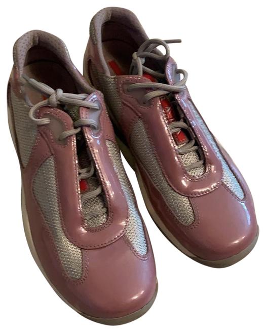 Prada Glicine Argento Calzature Donna Sneakers