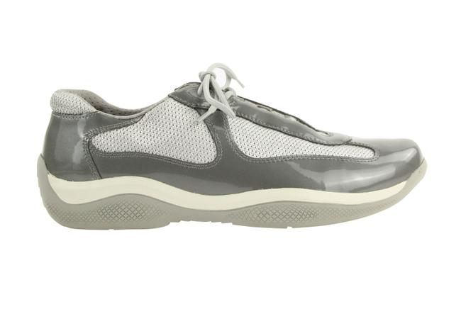 Prada Gray Americas Cup Sneakers
