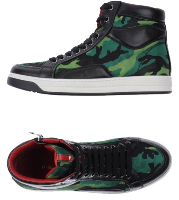 Prada Green Black New Sneakers