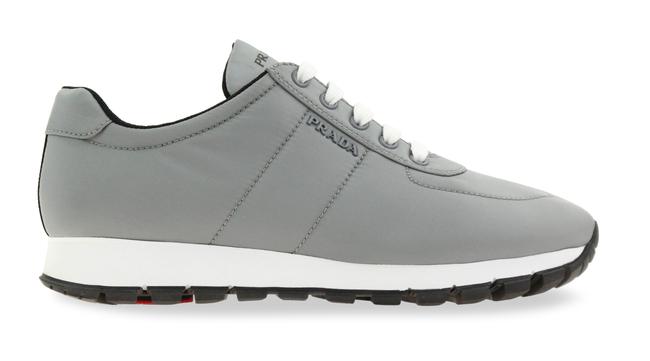 Prada Grey Low Top Sneakers