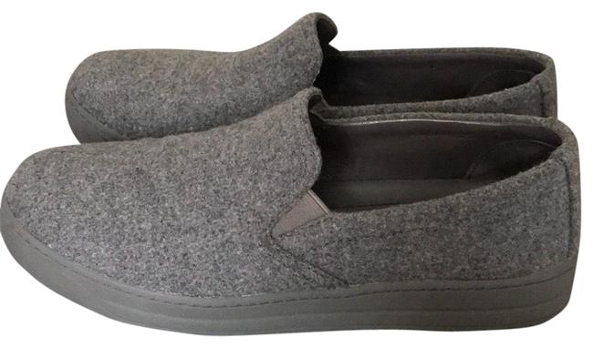 Prada Grey Slip Ons Sneakers