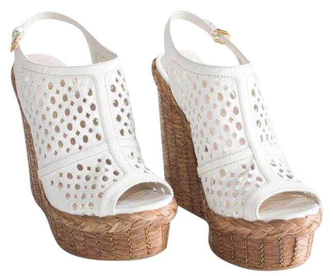 Prada Ivory Platforms