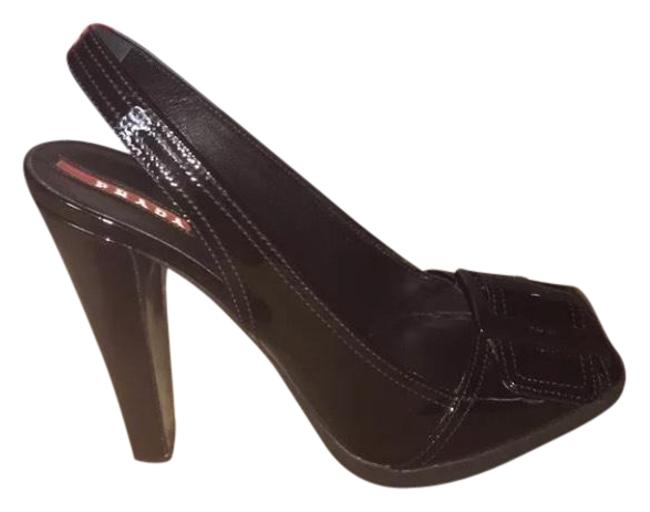 Prada Libra Rossa Platforms