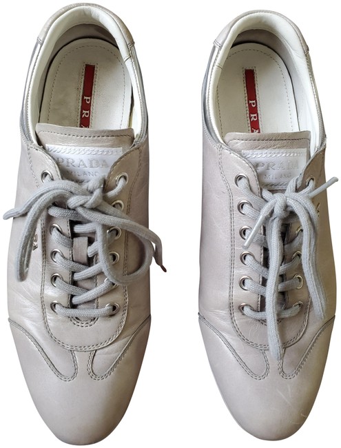 Prada Light Gray Sneakers