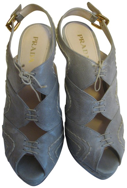 Prada Light Grey No Platforms