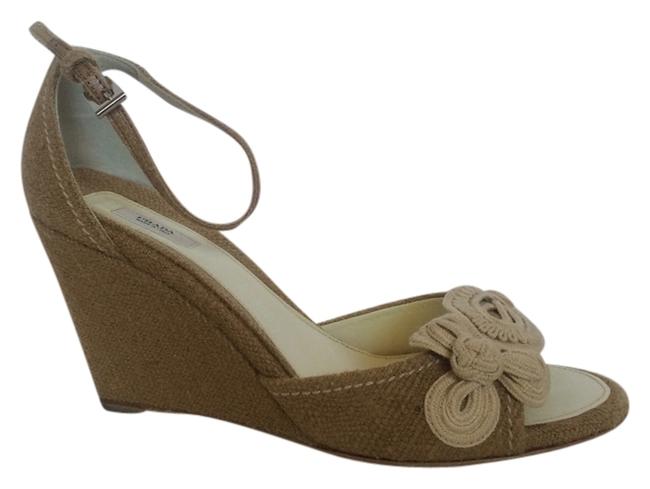 Prada Naturale Wedges