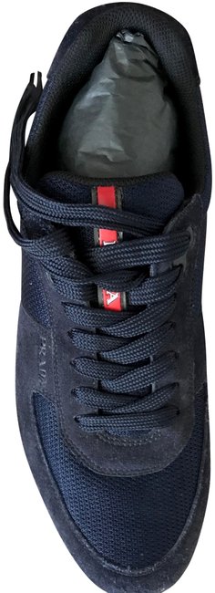 Prada Navy Calzature Uomo Sneakers