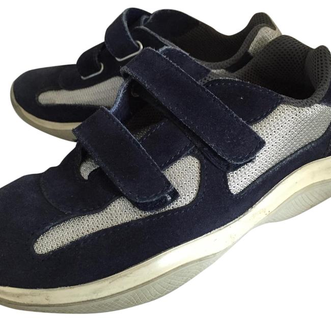 Prada NavySilver Sneakers