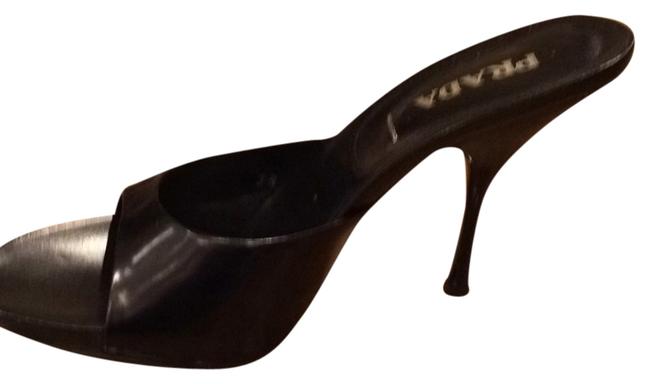 Prada Nero Calzature Donna Spazzolato Cold Formal Shoes