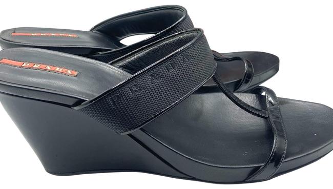 Prada Nevada Ribbon Wedges