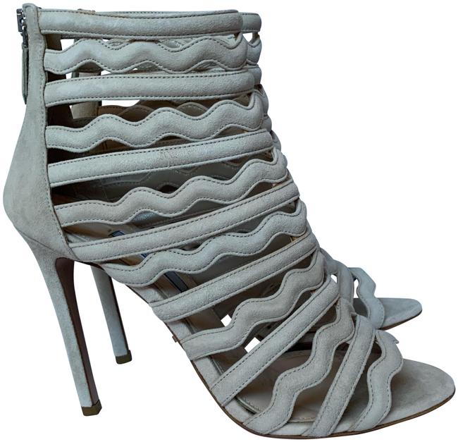 Prada Nude Suede Heels Formal Shoes