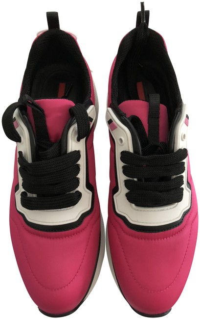 Prada Pink Linea Rosa Sneakers