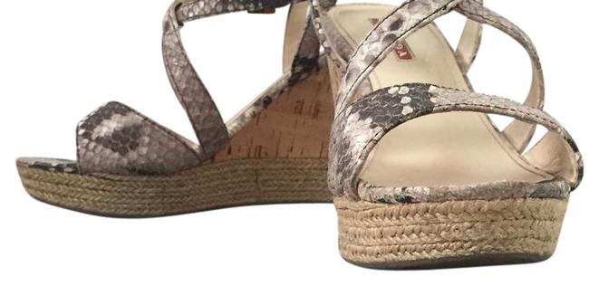 Prada Tan Calla Tyre Donna Wedges
