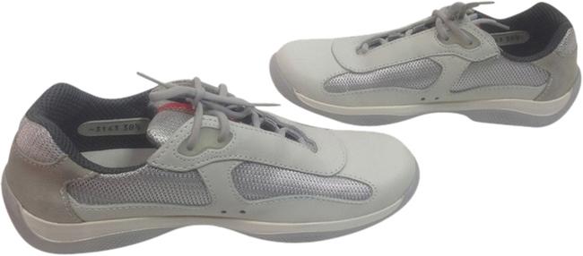 Prada White 385 Sneakers