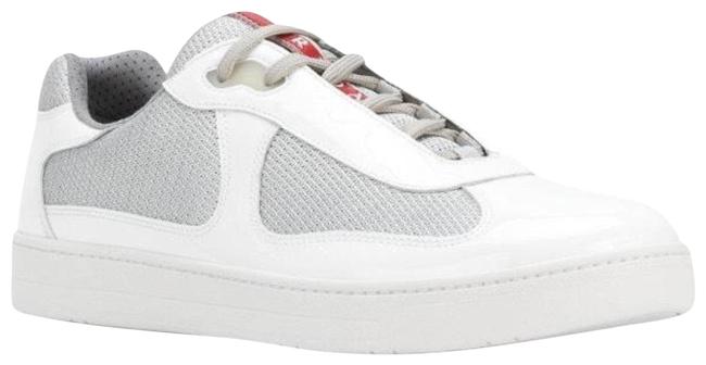 Prada White Americas Cup Mens Sneakers