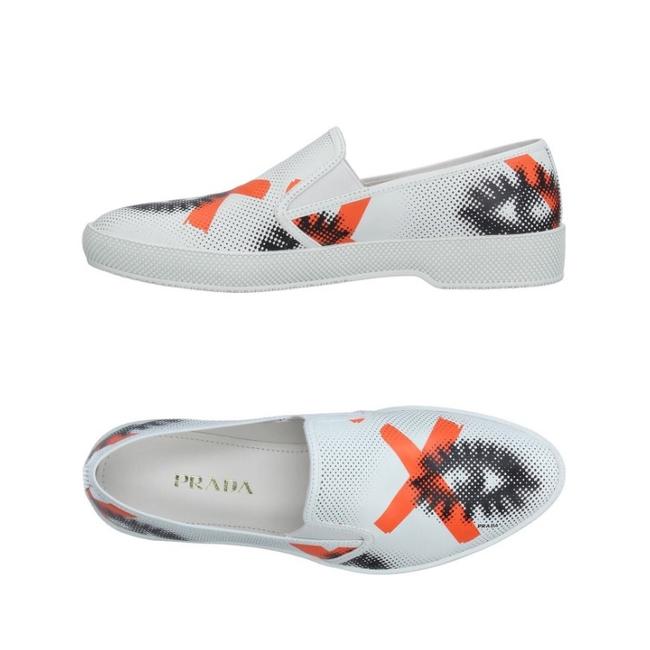 Prada White Black Orange New Sneakers