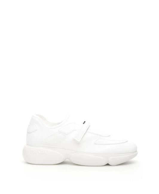 Prada White Cr New Cloudbust 7 Sneakers