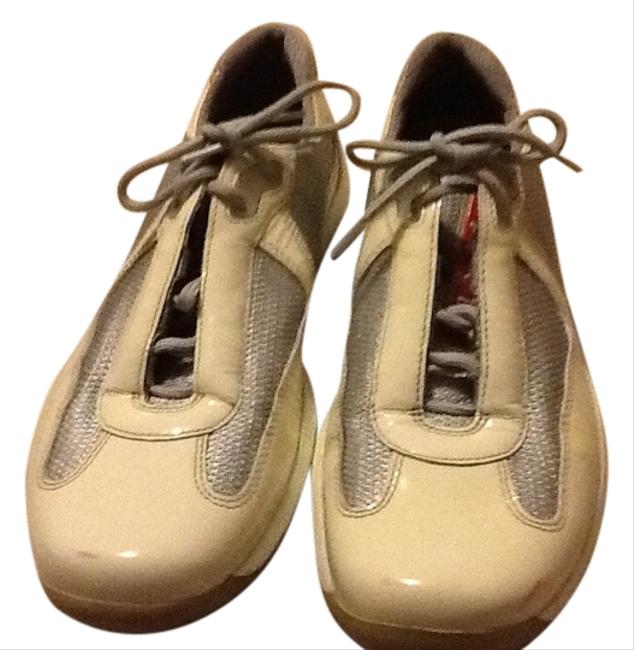 Prada WhiteGray 3163 Sneakers