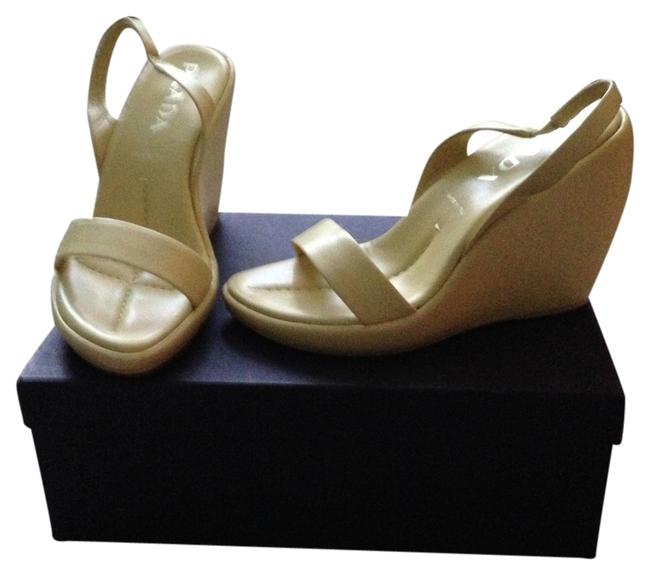 Prada Yellow Platforms