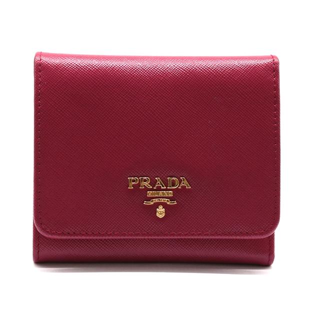 Prada Bi fold Leather Ladies Mens Wallet