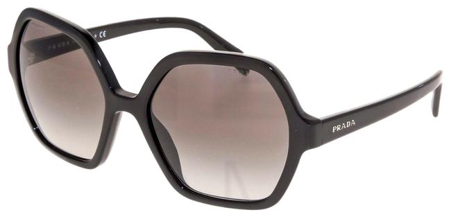 Prada Black 06s Soft Pop Geometric Grey Gradient Women Pr06s Sunglasses
